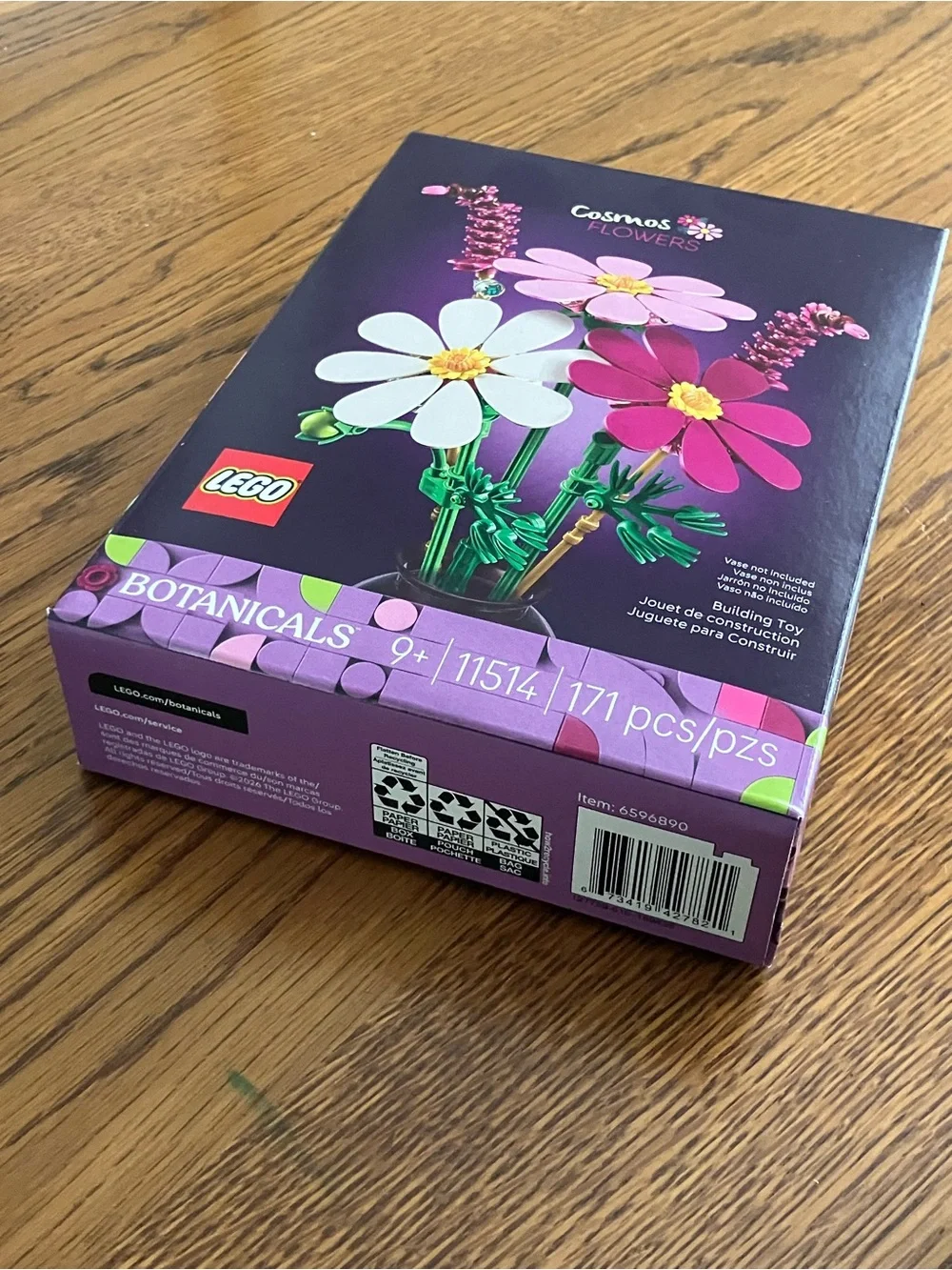 LEGO Botanicals Cosmos Flowers Building Set - Pink & White 11514 NEW